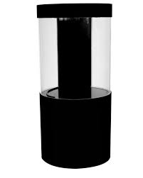 Pro Cylinder 125 Gallon Acrylic Setup Black
